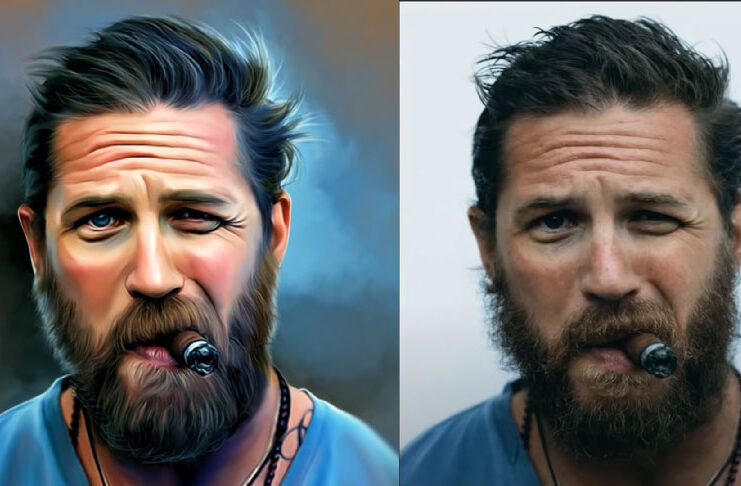 Learn how to create a digital portrait in photoshop